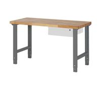 STIER Etabli réglable en hauteur STIER Premium avec 1 tiroir, lxPxH 1 500x700x790-1 140 mm Quantité:1