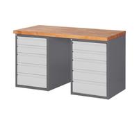 STIER Etabli STIER Premium avec 10 tiroirs, lxPxH 1 500x700x840 mm Quantité:1
