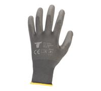 STIER Gants de montage polyester STIER avec revêtement PU, gris, taille 11 Quantité:12