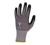 STIER Gants de montage STIER Flex Ultra avec revêtement en nitrile, gris/noirs, taille 8 Quantité:12