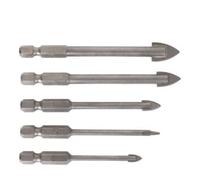 STIER Jeu de 5 forets pour carrelages STIER 1/4 pouce, embout 4 - 10 mm Quantité:1
