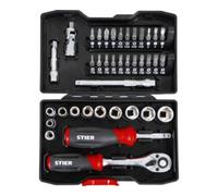 STIER Jeu de douilles et d'embouts STIER 1/4" 38 pcs Quantité:1