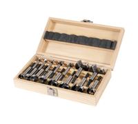 STIER Jeu de forets à façonner STIER rangés dans un coffret en bois, 15 pièces Quantité:1