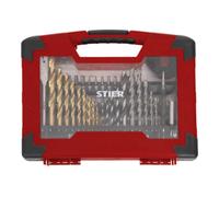 STIER Jeu de forets STIER, scies et embouts en titane, 100 pièces Quantité:1