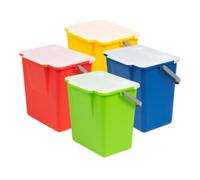 STIER Jeu de seaux STIER 6 litres pour grands chariots d'hygiène et de nettoyage STIER Quantité:1