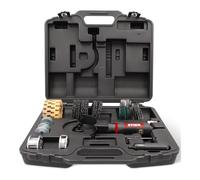 STIER Kit de ponçage 96-1 17 pièces, 3500 tr/min, pour peinture, rouille, joints, kit ponceuse, trousse poncage