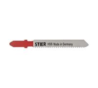 STIER Lame de scie sauteuse HSS STIER ST 50/2/1, tôle, métal, aluminium, métaux non ferreux, coupe droite Quantité:20
