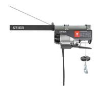 STIER Palan de traction à câble électrique STIER, capacité de charge 250kg, puissance 500W Quantité:1