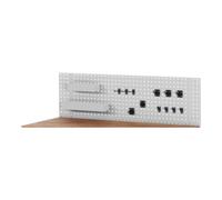 STIER Panneau perforé STIER, lxPxH 1 500x15x450 mm, avec jeu de 12 supports d'outils et 2 casiers de rangement Quantité:1