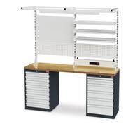 STIER Rangée d'établis avec extension STIER lxH 2000x2110 mm Quantité:1