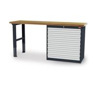 STIER Rangée d'établis STIER lxPxH 2000x600x1060 mm, 1 caisson d'armoire 900x575x1020 mm Quantité:1