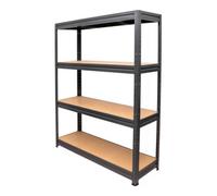 STIER Rayonnage à tablettes pour charges lourdes STIER, charge par casier 600 kg, HxlxP 1 770x1 200x450 mm Quantité:1