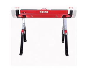 STIER STIER 2x Chevalet de travail pliant premium réglable en hauteur 590 kg Quantité:2