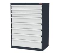 STIER STIER Armoire à tiroirs 8 tiroirs 1220 × 575 × 900 mm 80 kg Quantité:1