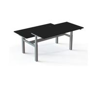 STIER STIER Bureau d'équipe 501-88 électrique hauteur réglable 65-125 cm 160 × 80 cm surface mélaminée noire Quantité:1
