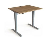 STIER STIER Bureau électrique réglable en hauteur 501-33 100 x 80 cm noyer mélaminé 68-118 cm Quantité:1