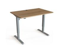 STIER STIER Bureau électrique réglable en hauteur 501-33 120 x 80 cm noyer mélaminé 68-118 cm Quantité:1