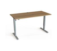 STIER STIER Bureau électrique réglable en hauteur 501-33 160 x 80 cm noyer mélaminé 68-118 cm Quantité:1