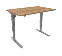 STIER STIER Bureau électrique réglable en hauteur 501-43 120 x 80 cm noyer mélaminé 65-125 cm Quantité:1