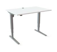 STIER STIER Bureau électrique réglable en hauteur 501-43 120 x 80cm blanc mélaminé 65-125cm Quantité:1