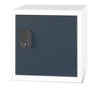 STIER STIER Cube casier 305 × 305 × 305 mm gris clair gris anthracite empilable Quantité:1