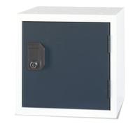 STIER STIER Cube casier 450 × 450 × 450 mm gris clair anthracite empilable Quantité:1