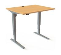 STIER STIER Table haute 501-43 électrique réglable en hauteur 65-125 cm 100 × 80 cm Hêtre/Argent Quantité:1