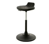 STIER STIER Tabouret pivotant multi-mouvements siège PU noir 490-680mm inclinaison 12° support lombaire Quantité:1