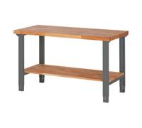 STIER Table de travail réglable en hauteur STIER Premium avec plateau de rangement, lxPxH 1 500x700x790-1 140 mm Quantité:1