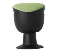 STIER Tabouret pivotant multiposition STIER avec pied à disque, hauteur d'assise 465-585 mm, rembourrage vert Quantité:1