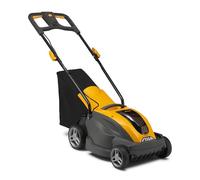 STIGA 336e Combi Kit Tondeuse À Gazon Poussée, 1 Batt. 48V 2Ah, 34 cm - Système 3-en-1, Bac 35 L - Pelouses Jusqu'À 250 m²