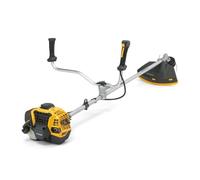STIGA BC 740 B Débroussailleuse à Essence - Moteur 35,3 cm³, Largeur de Coupe 43 cm, Guidon Type vélo, Double Harnais d'épaule, Jaune