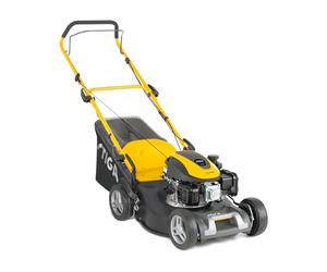 STIGA Combi 48 Tondeuse à Gazon Thermique - Moteur St 140 OHV de 139 cm3, Largeur de Coupe de 46 cm, bac de ramassage de 60 L, kit Mulching Inclus