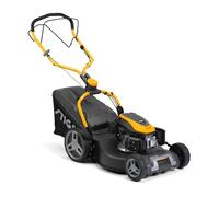 STIGA Combi 553 S Tondeuse à Gazon tractée - Moteur 166cc, Largeur de Coupe 51cm, bac de ramassage 60L, système de Coupe 3 en 1, Gris
