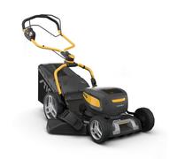 STIGA Combi 753e V Kit Tondeuse à Gazon sans Fil - Largeur de Coupe 51cm, 48V (2X 7.5Ah) Batteries et Chargeur Inclus, autotractée avec 6 Vitesses, Coupe 4 en 1, jusqu'à 750 m² de Couverture.
