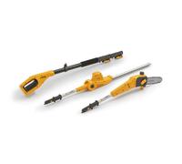 STIGA MT 100e Multi-outil Batterie, Système ePower 20V, Deux Fonctions | Pour les haies hautes et les arbres. Léger, poignée en boucle, extension télescopique, sac inclus