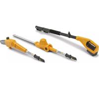 STIGA SMT 100e Kit de Outil multifonctions avec batterie, jusqu'à 70 minutes d'autonomie, batterie de 20 V (4 Ah), jaune/gris/noir