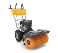 STIGA SWS 600 G Balayeuse Thermique, 212 cm³, 60 cm - Brosse Nylon 3 Positions, Transmission 8 Vitesses - Neige, Feuilles Et Débris