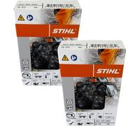 Stihl 2x 3/8" Rapid Super (RS) chaîne de scie 63 cm 3/8" 1,6 mm 2 pièces ( 2x 36210000084 )