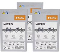 Stihl 3x 3/8" Picco Micro Mini 3 (PMM3) chaîne de scie 40 cm 3/8" P 1,3 mm 55 TG 3 pièces ( 3x 36100000055 )