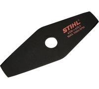 Stihl 40017133805 Lame de débroussailleuse, Lame en métal, Couteau à Brosse, Lame en métal, Gris/Orange