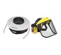 Stihl 40057102107 Auto Cut 56-2 m 14 L 2, 7 mm & Oregon - Visière en Maille d'acier & Protège-Oreilles Réglable, Protection du Visage, du Front et des Oreilles