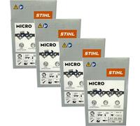 Stihl 4x 1/4" Picco Micro 3 (PM3) chaîne de scie 30 cm 1/4" P 1,1 mm 64 TG 4 pièces ( 4x 36700000064 )