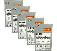 Stihl 5x 1/4" Picco Micro 3 (PM3) chaîne de scie 30 cm 1/4" P 1,1 mm 64 TG 5 pièces ( 5x 36700000064 )