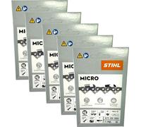 Stihl 5x 1/4" Picco Micro 3 (PM3) chaîne de scie 30 cm 1/4" P 1,1 mm 65 TG 5 pièces ( 5x 36700000065 )