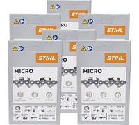 Stihl 6x 3/8" Picco Micro Mini 3 (PMM3) chaîne de scie 40 cm 3/8" P 1,3 mm 55 TG 6 pièces ( 6x 36100000055 )