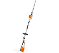Stihl HLA 65, TOSASIEPI à batterie, couteaux orientables à 115°, longueur totale 205 cm, poids 3,5 kg. Avec batterie AP100 et chargeur à 101.