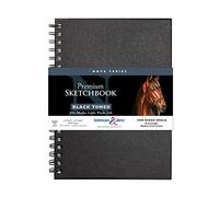 Nova Series carnet spiralé 50F 17,8x25,4cm 150g - Noir