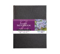 Zeta Series carnet rembordé rigide 26F A4 270g - Blanc