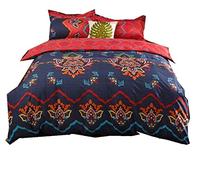 Stillshine Bohême Housse de Couette Literie Sets Microfiber Drap Pillowcase Set de literie Ensemble de Couette de Double size 4 Pièces Bedding Sets (200x200cm, Style # 3)